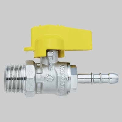 RUBINETTO DIRITTO GAS MASCHIO PORTA GOMMA  1/2 x 14     F.I.V.