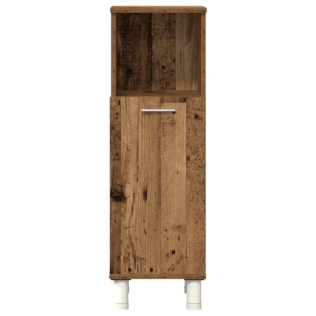 Set Mobili da Bagno 3 pz Legno Antico in Legno Multistrato 3328567