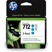 712 Cartuccia Ink Origianle Ciano per DesignJet T210 / T230 / T250 / T630 / T650 3 Pezzi da 29 ml