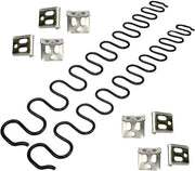 Supporti per divano - 2 pezzi - 508 cm - con clip a S - 40 fili - set di diametri.