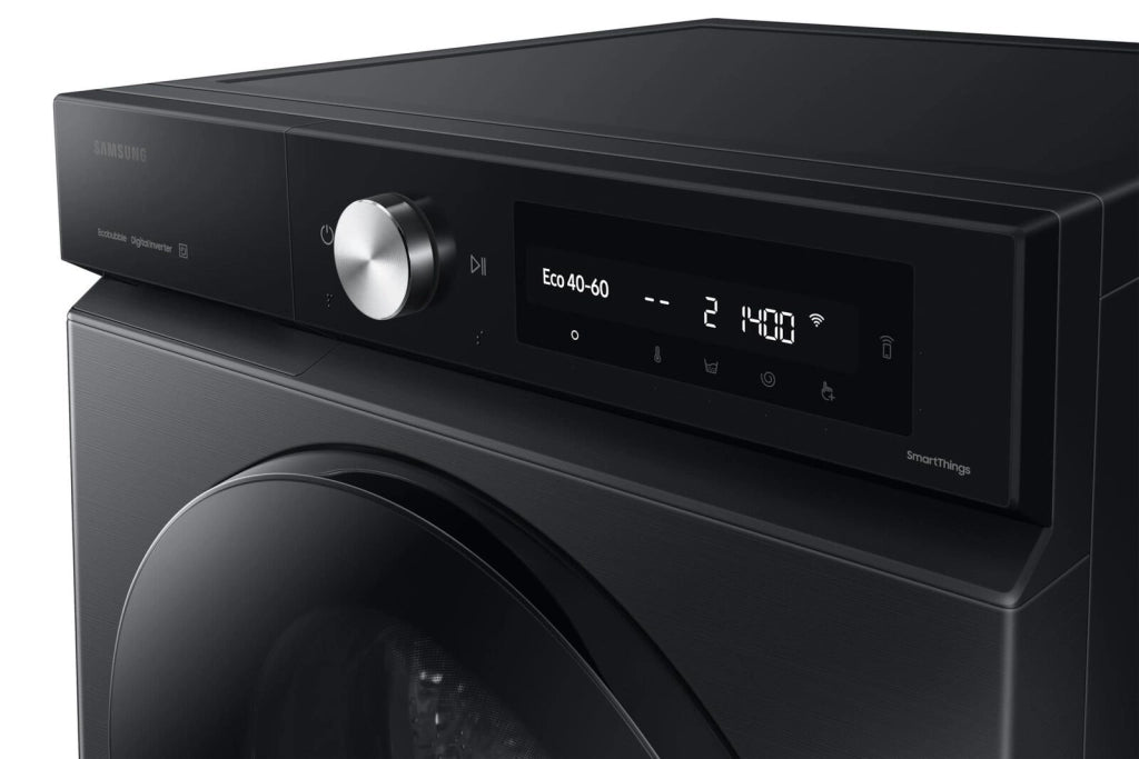 Samsung BESPOKE AI WW90DB7U94GBU3 Lavatrice caricamento frontale Ecodosatore 9Kg 1400 giri Classe A Colore nero