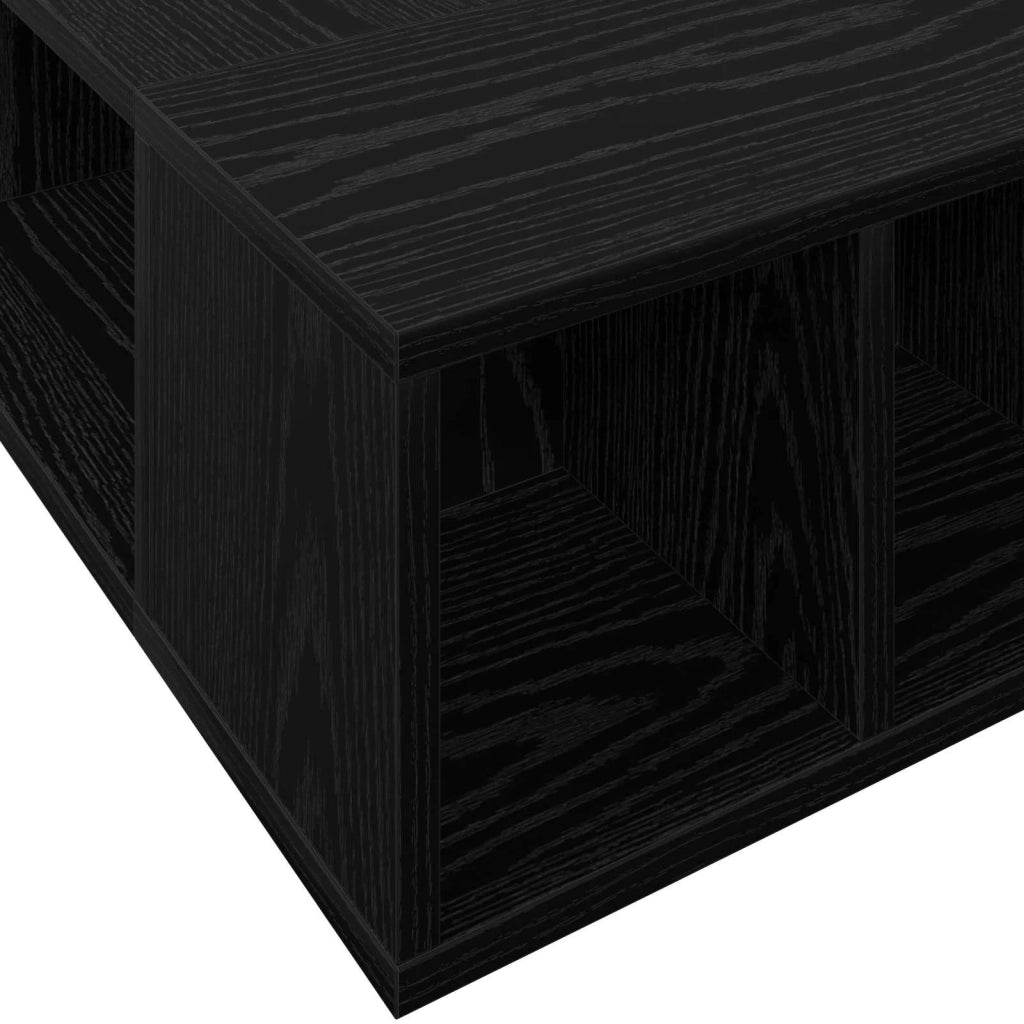 Telaio del letto con storage Rovere Nero 80 x 200 cm 3429555