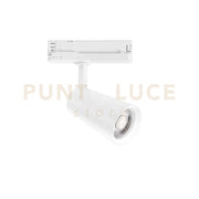 FARO BINARIO LED KONE BIANCO IN ALLUMINIO 24W 2365LM 4000K 22,4X13X8 CM.