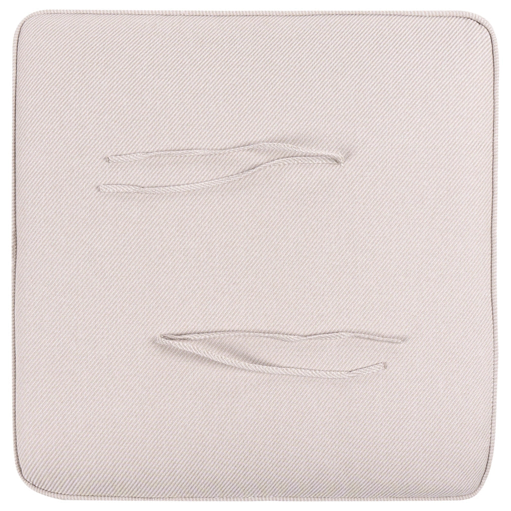 Divano da esterno in rattan PE beige chiaro a 2 posti con struttura in metallo cuscini per seduta e schienale stile moderno giardino terrazza