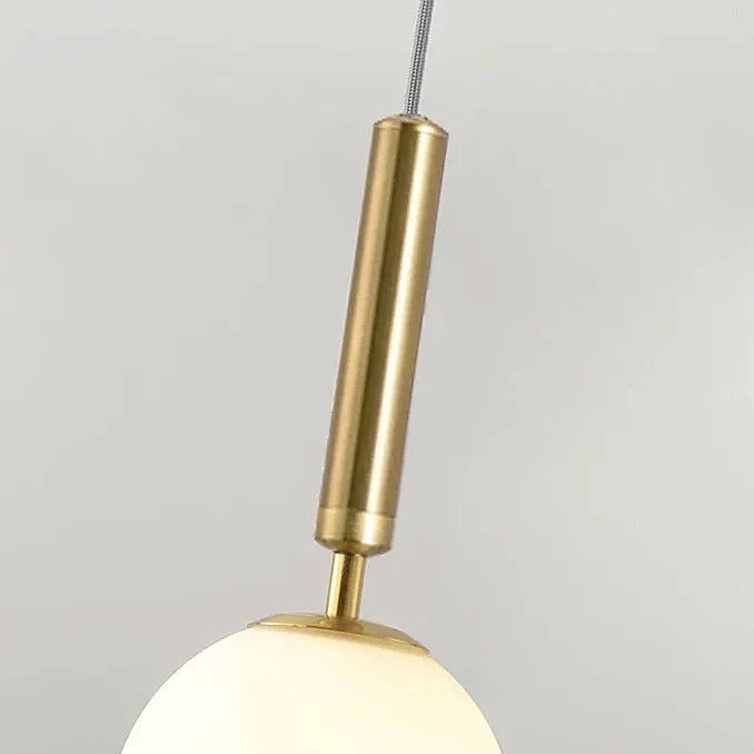 Lampada A Sospensione A Sfera In Vetro G108-1w Gold E27