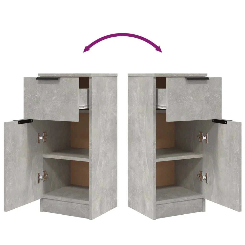 Buffet credenza cassettiera armadio mobile contenitore organizer per cucina soggiorno salotto 30 x 30 x 70 cm legno ingegnerizzato grigio 02_0031857