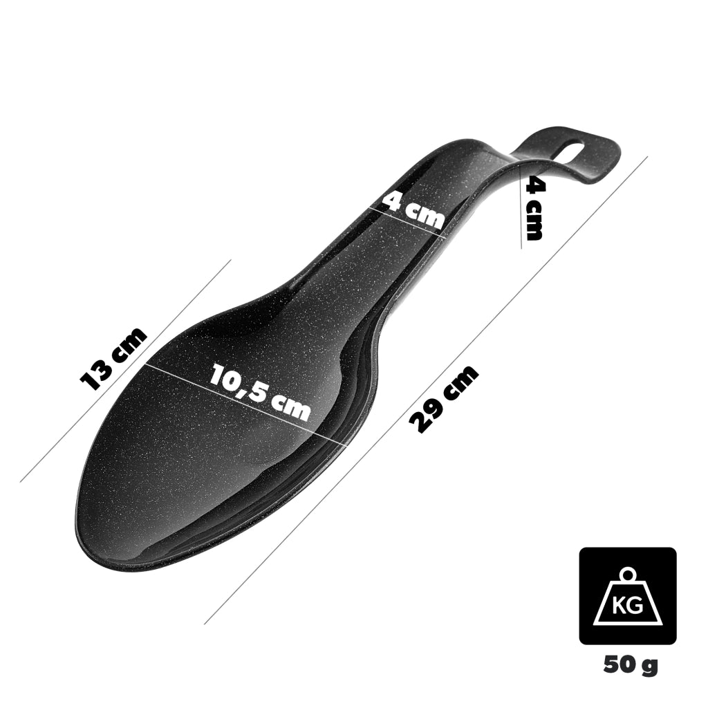 KADAX Podstawka pod łyżkę czarna <150> K17445
