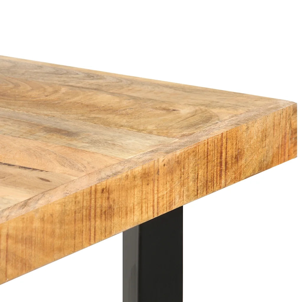 Tavolo da Bar 180x70x107 cm in Legno Ruvido di Mango 286613