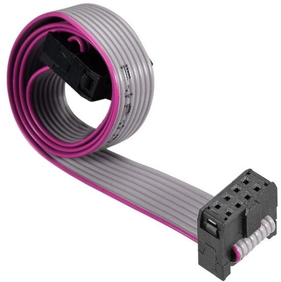 Cavo IDC a 8 poli A tipo, distanza tra contatti 2,54 mm, lunghezza 30 cm, connettore FC/FC