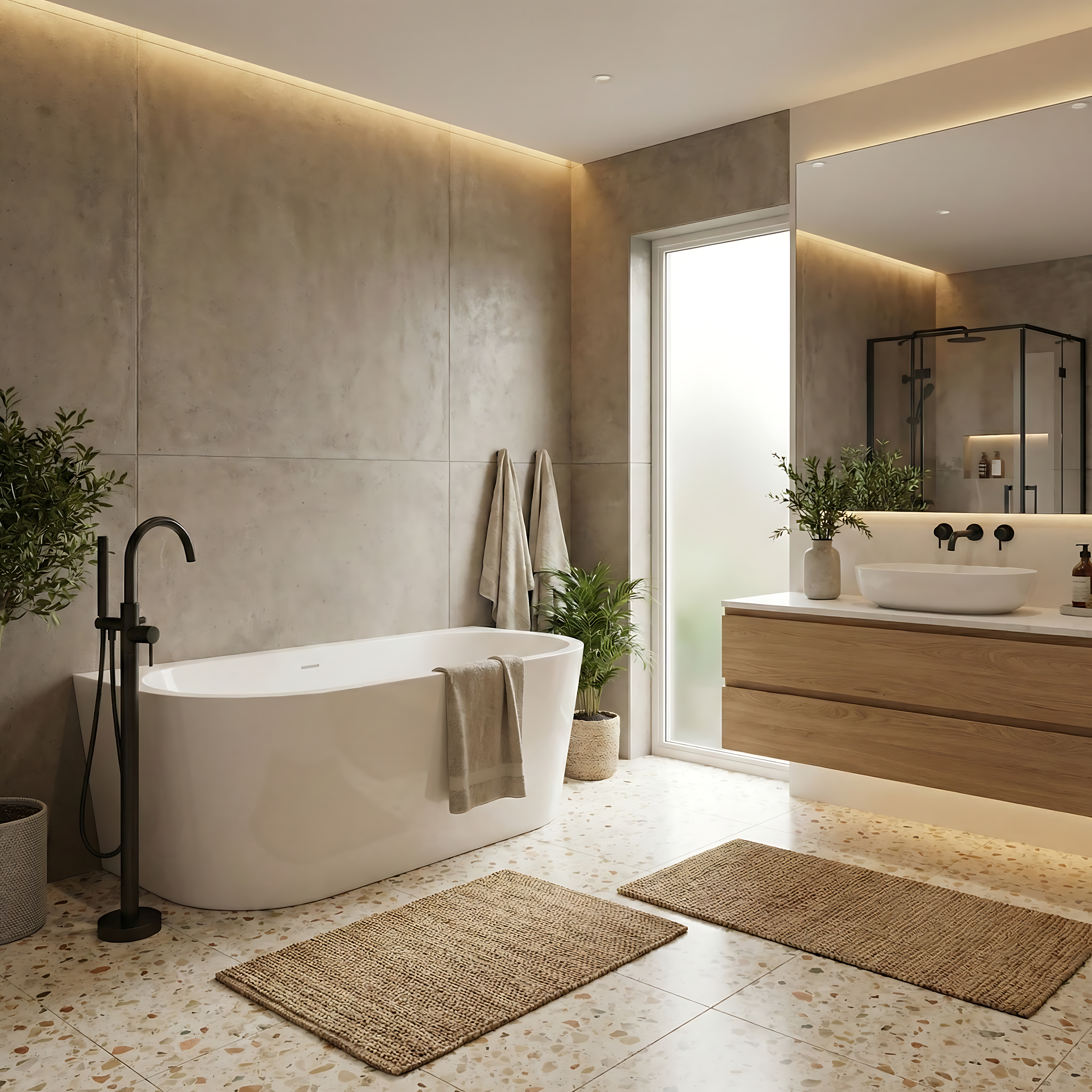 Vasca Bagno A Parete Olimpia 150cm Copritappo cromo