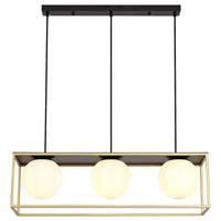 Plafoniera Da Soffitto Black Gold APP1164-3CP