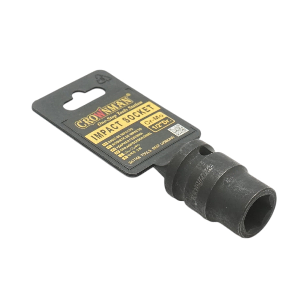 Chiave a bussola a impatto quadrata Crownman da 14 mm 1/2 Cr-Mo