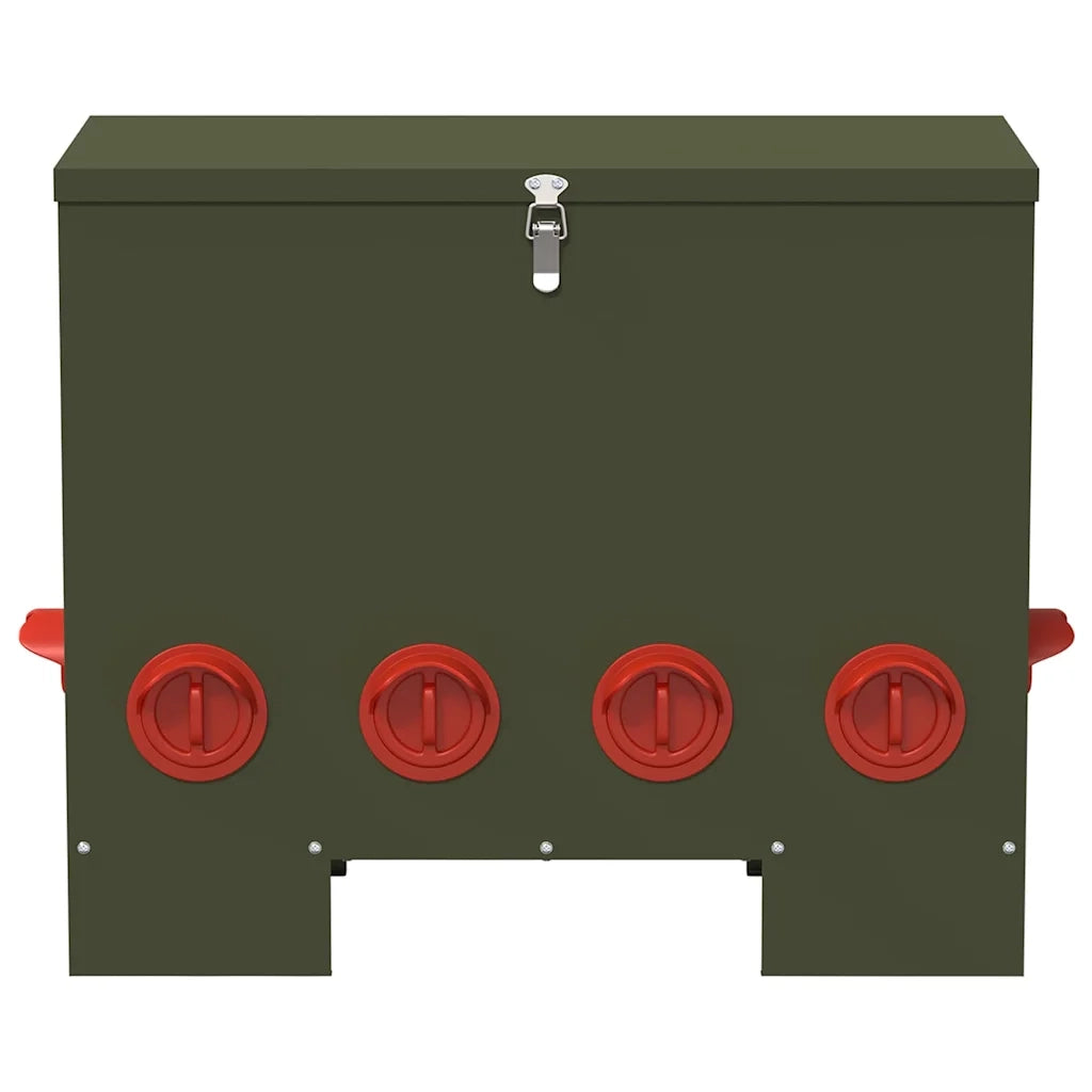 Feeder per pollo 2 pz Verde oliva 60,5 x 29 x 51 cm CFW5123665
