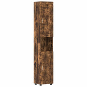 Set di Armadi da Bagno | Armadio da bagno TULUM Rovere fum¨¦ 37 x 31,5 x 203 cm