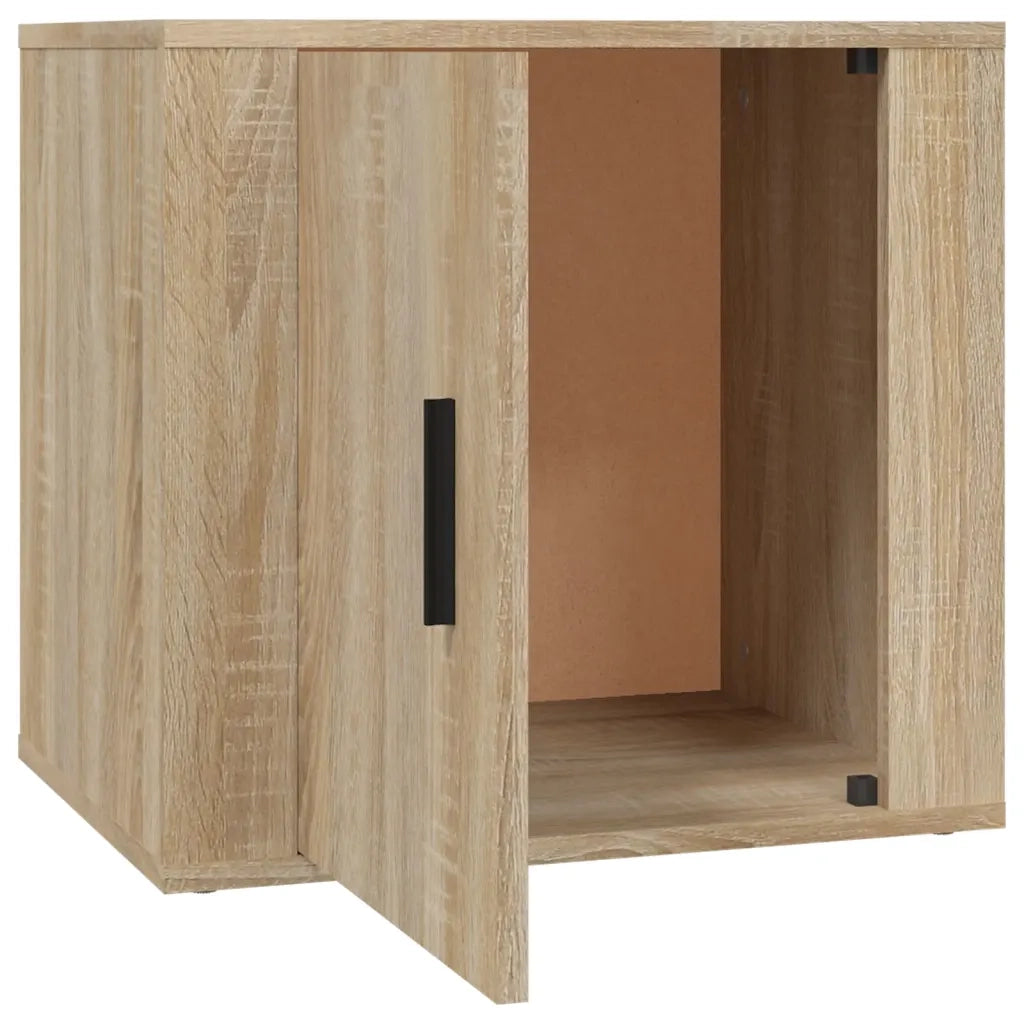Comodini 2 pz-Set di 2 Tavolino da notte Rovere Sonoma 50x39x47 cm