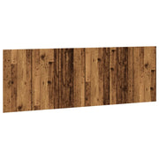 Testiera | Testata a Parete Legno Antico 240x1,5x80 cm in Truciolato