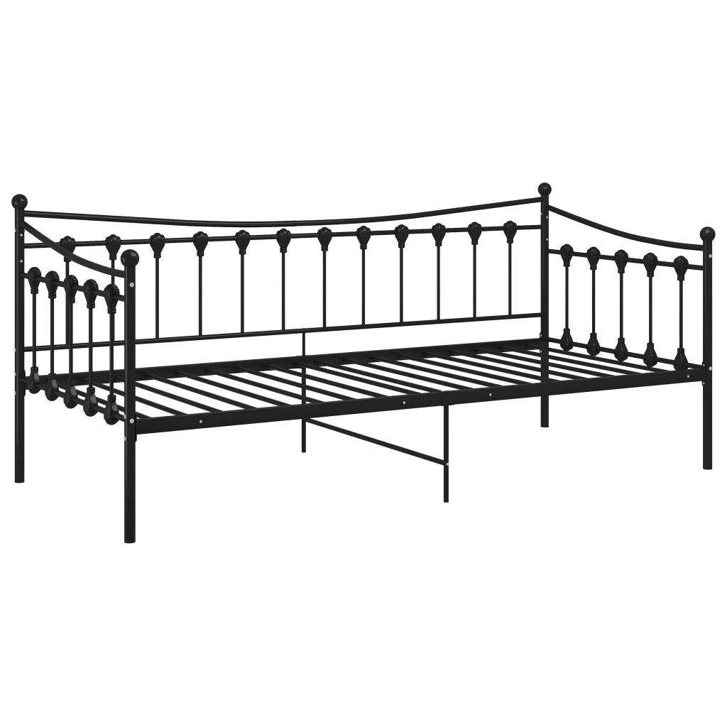 Telaio Divano letto | Sof¨¤ letto | Letto singolo Nero in Metallo 90x200 cm