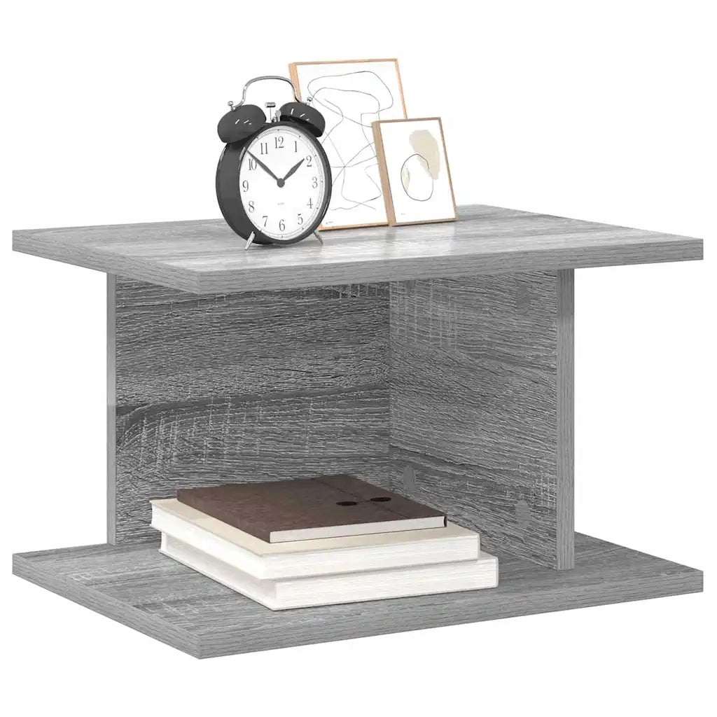 Set di 2 Comodini | Armadio da Notte | Mobiletto da notte Grigio Sonoma 40 x 30 x 25 cm Legno multistrato