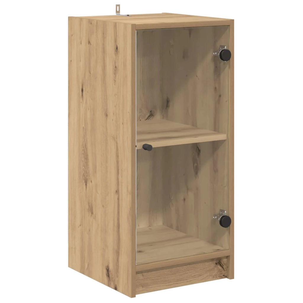 Credenza | Madia | Buffet da pranzo | Armadio da pranzo rovere artigianale 35 x 37 x 76 cm Legno multistrato