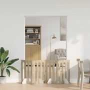 Recinto pieghevole per animali 4 pcs Rovere Sonoma