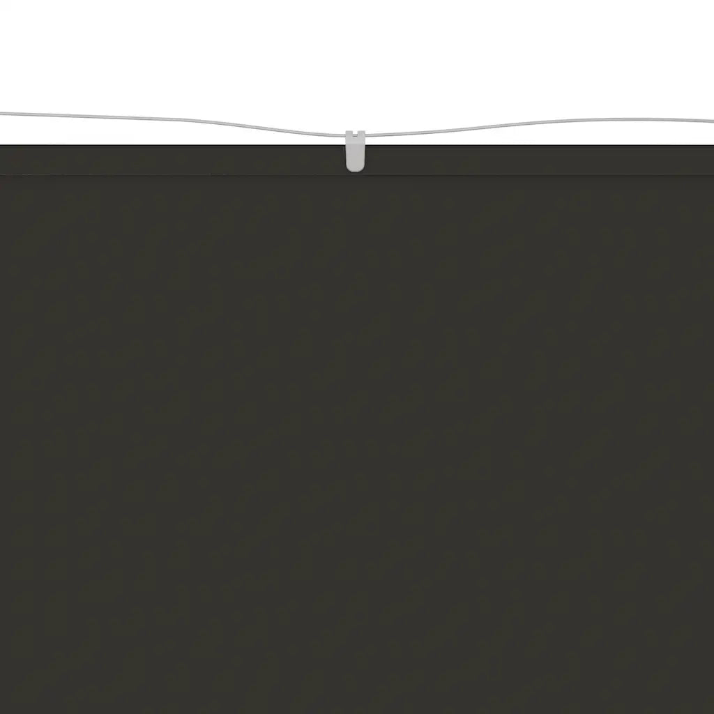 Paravento Verticale Antracite 100x1200 cm in Tessuto Oxford
