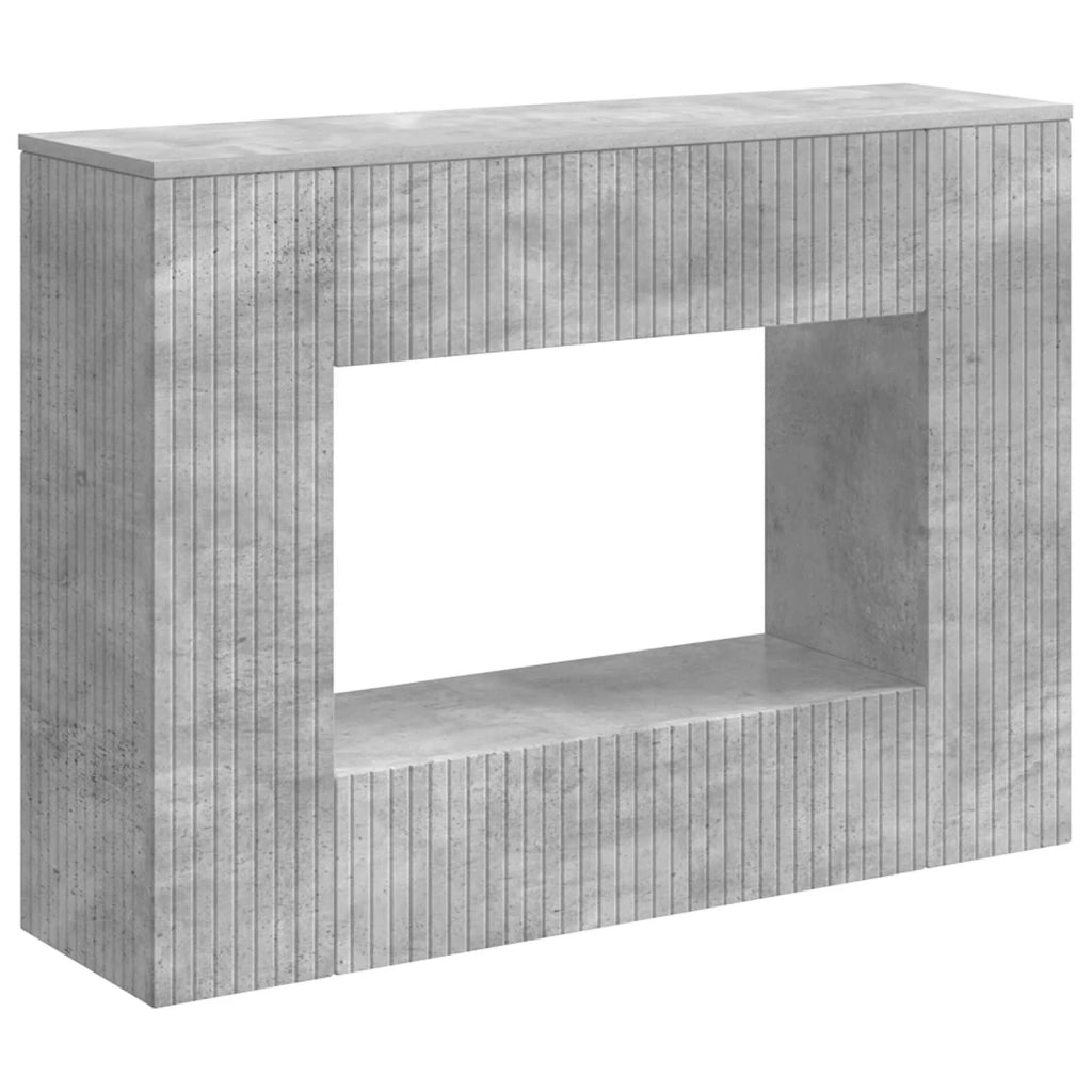 Tavolo consolle Rigato Grigio Cemento 101 x 29 x 74 cm
