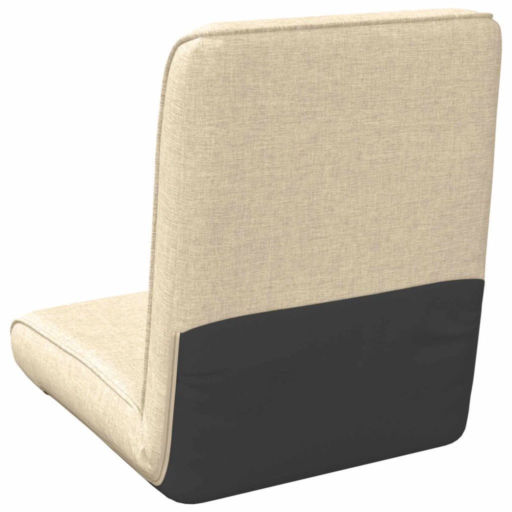 Sedia da Pavimento Crema 50 x 73 x 60 cm Tessuto 42028171