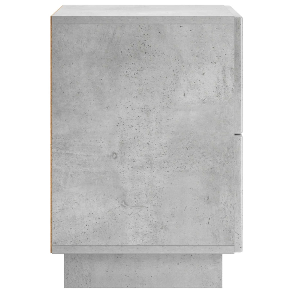 Armadio da Notte Grigio Cemento 33,5 x 34,5 x 50 cm 8011393