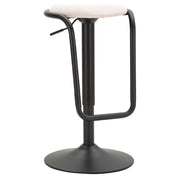 Jardin, Sgabello Regolabile, 41x41x61h cm Bianco Crema