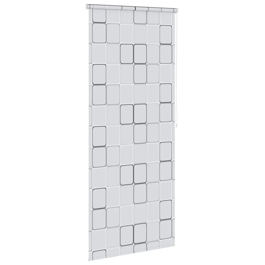 Tenda a Rullo per Doccia 120x240 cm Quadrati 142849