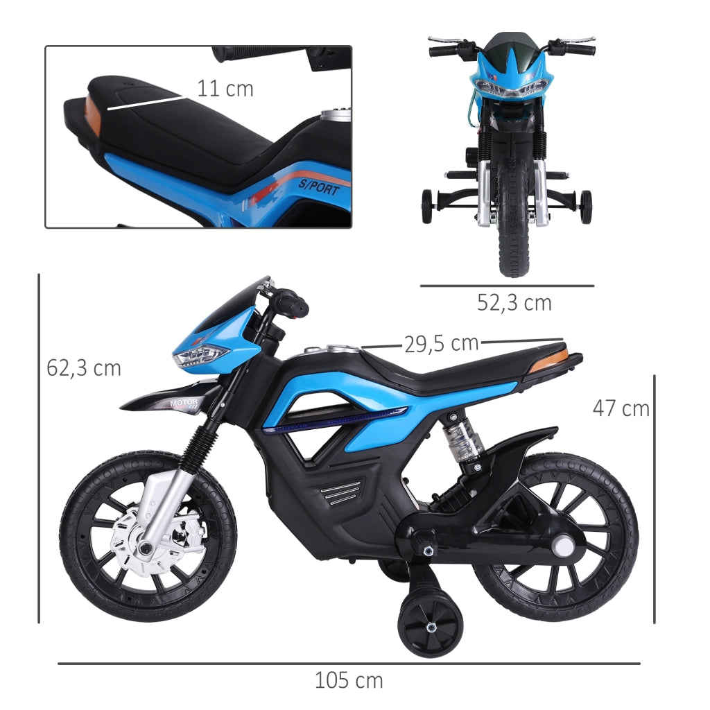 Moto Elettrica per Bambini ¨C Zephmum ¨C 105x52.3x62.3cm Azul