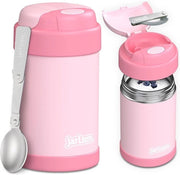 Contenitore termico | contenitore in acciaio inossidabile per mantenere il calore | contenitore per alimenti | contenitore per alimenti per biberon | contenitore per alimenti per mantenere il calore | Contenitore termico per pranzo (450 ml, rosso)