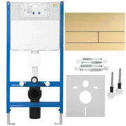 Telaio Wc Da Incasso K011a-q Rea T Brush Gold