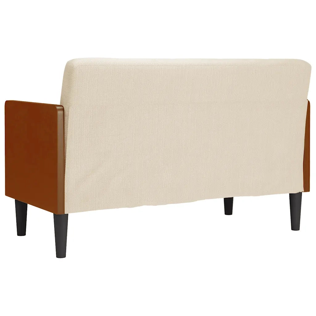 Divano | Divano da soggiorno | Sofa Divanetto con Cuscini Bolster 110 cm Lino