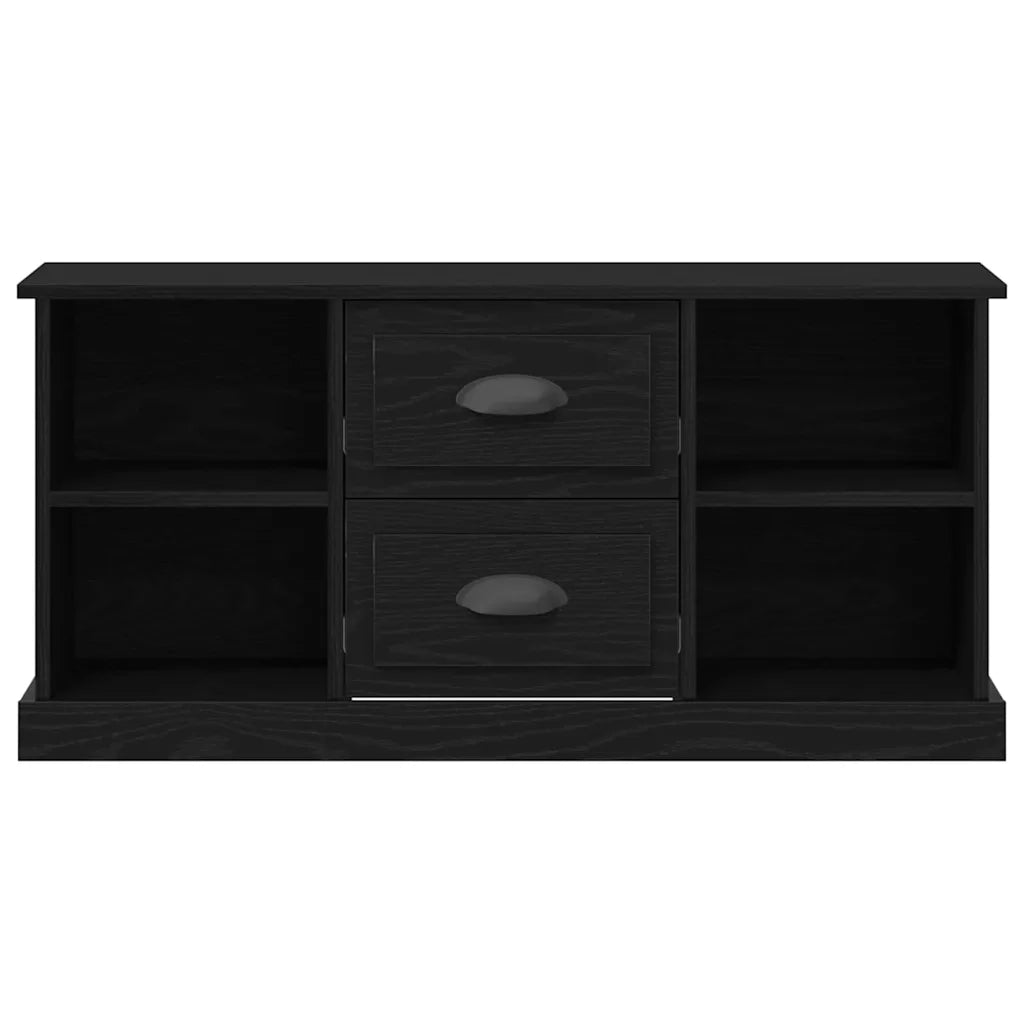 Mobile TV Rovere Nero 99,5 x 35,5 x 48 cm Legno multistrato 881380