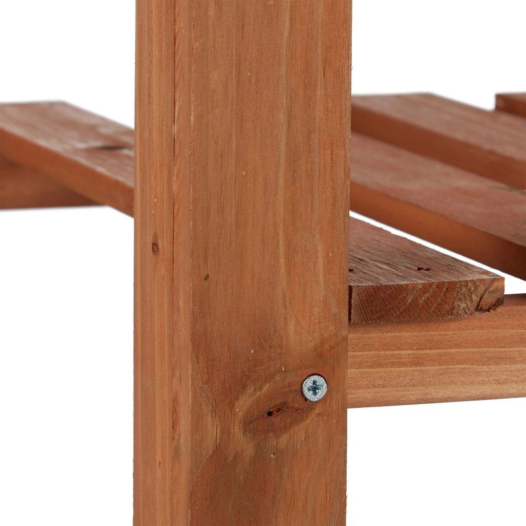 Fioriera portaoggetti per orto su gambe 4 gambe in legno di abete 88 cm 13_0002307
