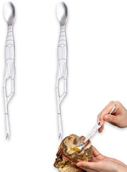 Fork per tavola 1 pezzo - Accessorio da cucina - Utensili da tavola - Cibo - Design pratico - Forchetta a crocchetta
