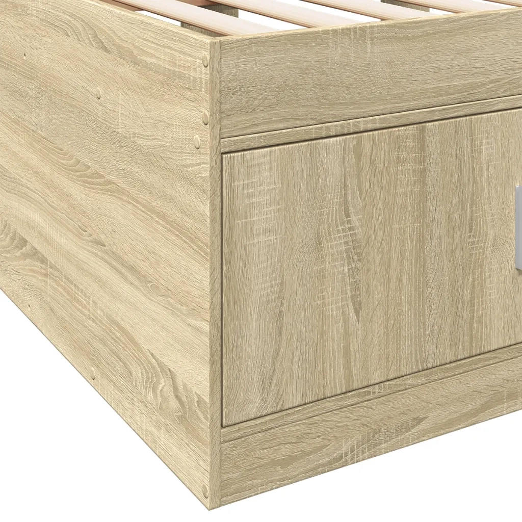 vidaXL Divano Letto con Cassetti senza Materasso 90x190 cm