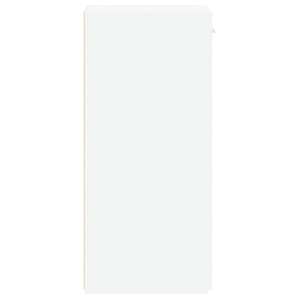 Credenza Bianca 30x42,5x93 cm in Legno Multistrato 846271