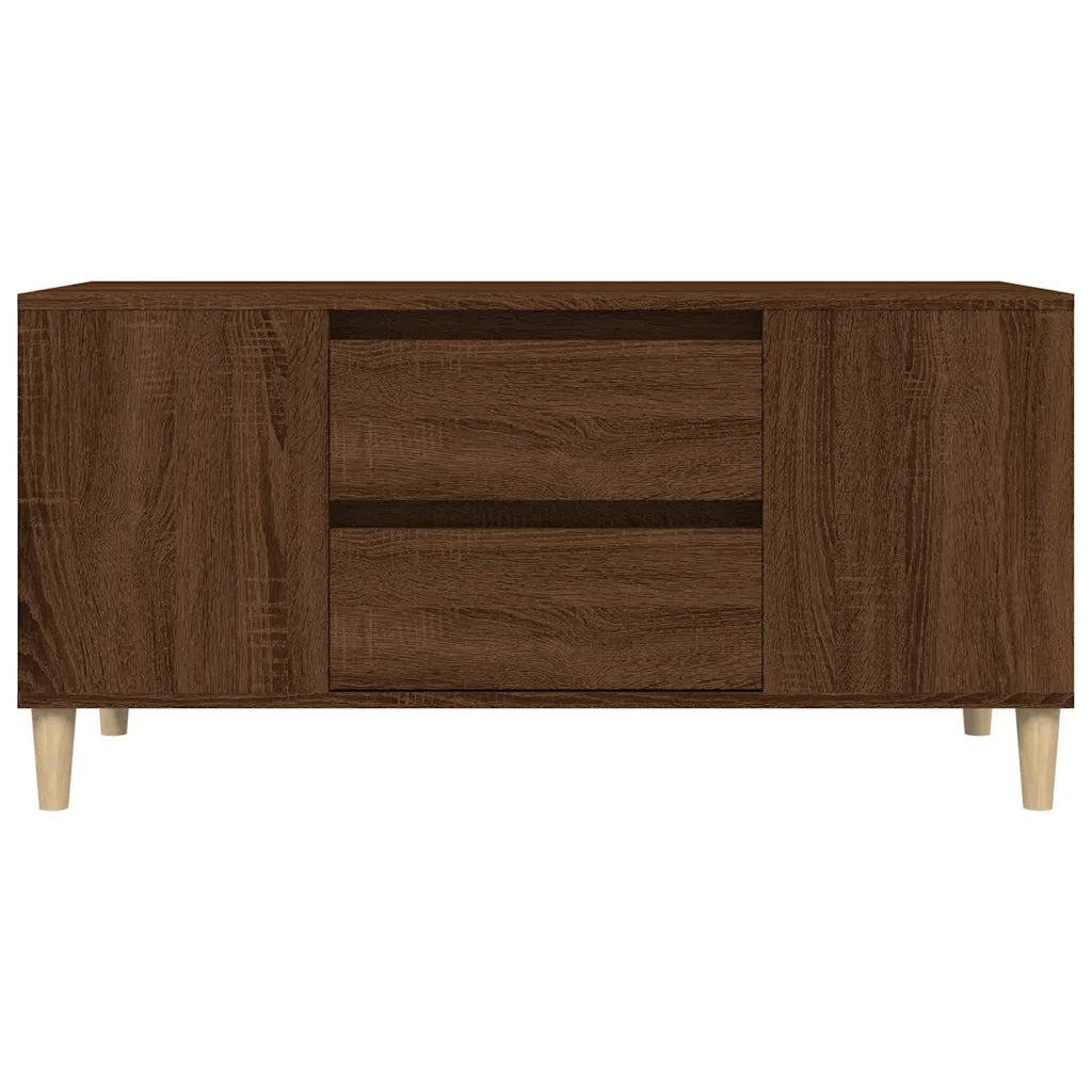 Mobile Porta TV Rovere Marrone 102x44,5x50 cm Legno Multistrato cod mxl 26868