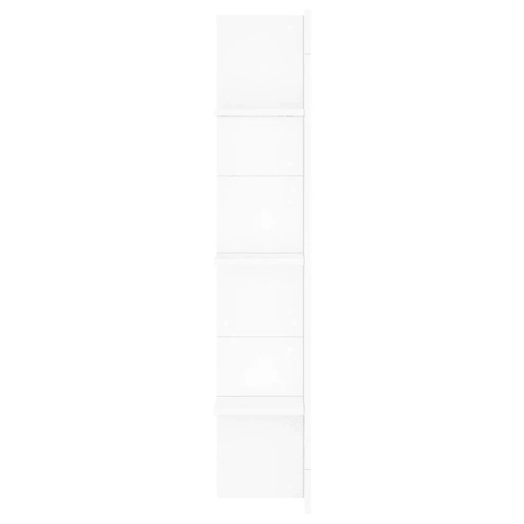 Mobile TV a parete dal design moderno 152 x 22 x 113 cm legno composito bianco 02_0049269
