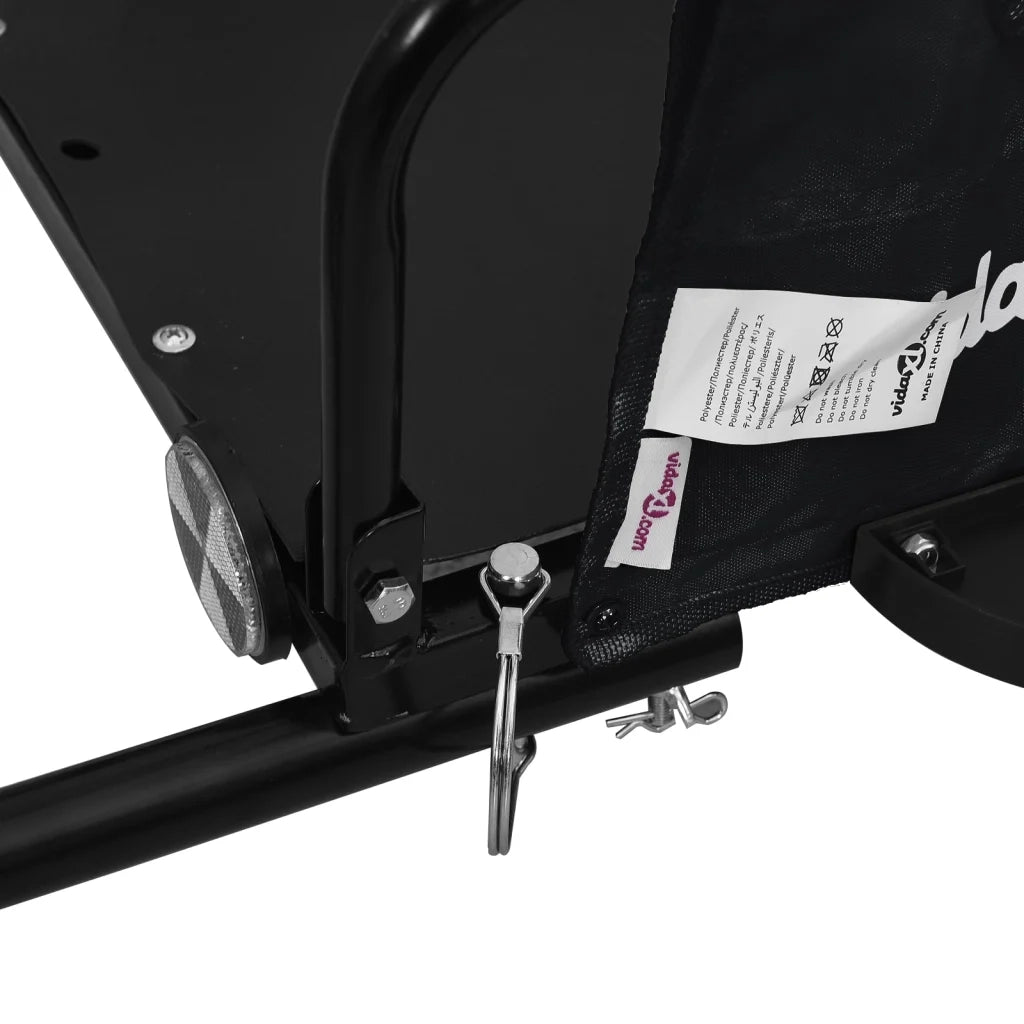 Rimorchio da Bici Nero Oxford e Ferro CFW6211658