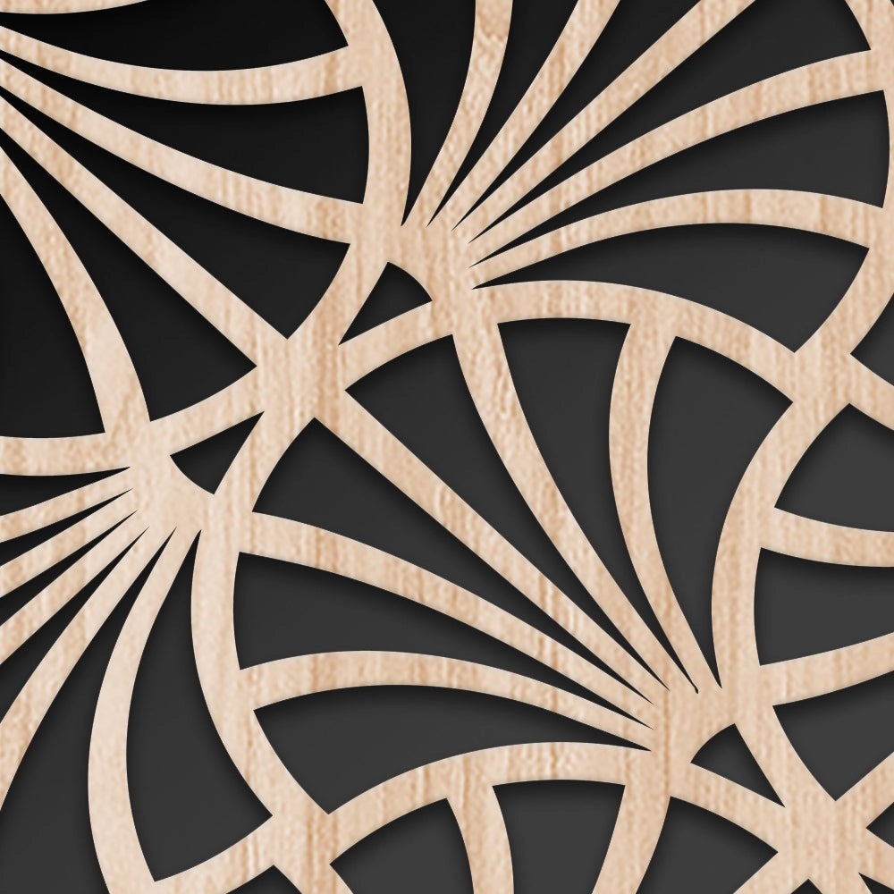 CAMPANE - Quadro arredo LASERCUT composito Legno e PVC Misura: 40x40 cm