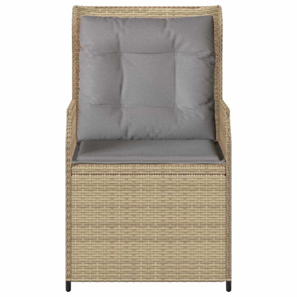 Panchina da Giardino | Panca da Giardino 2 pz Beige polyrattan