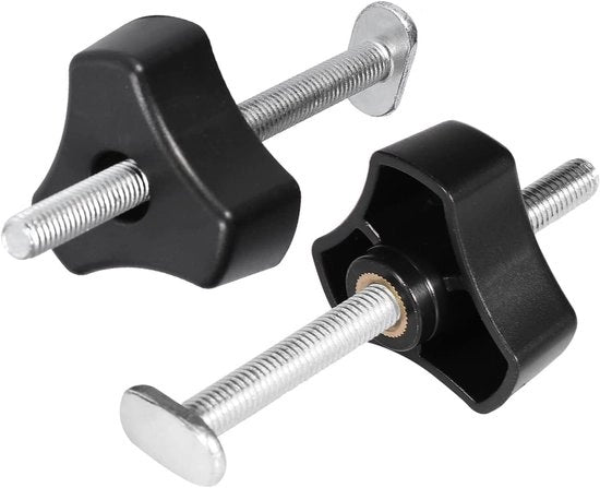 Set di viti a vite metalliche per tavolo di lavoro a T - viti a vite veloci a bassa tensione - attrezzo per lavorazione di legno a T - M8.