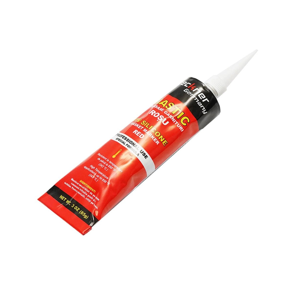 Sigillante siliconico per guarnizioni rosso 85g, alte temperature fino a 343°C