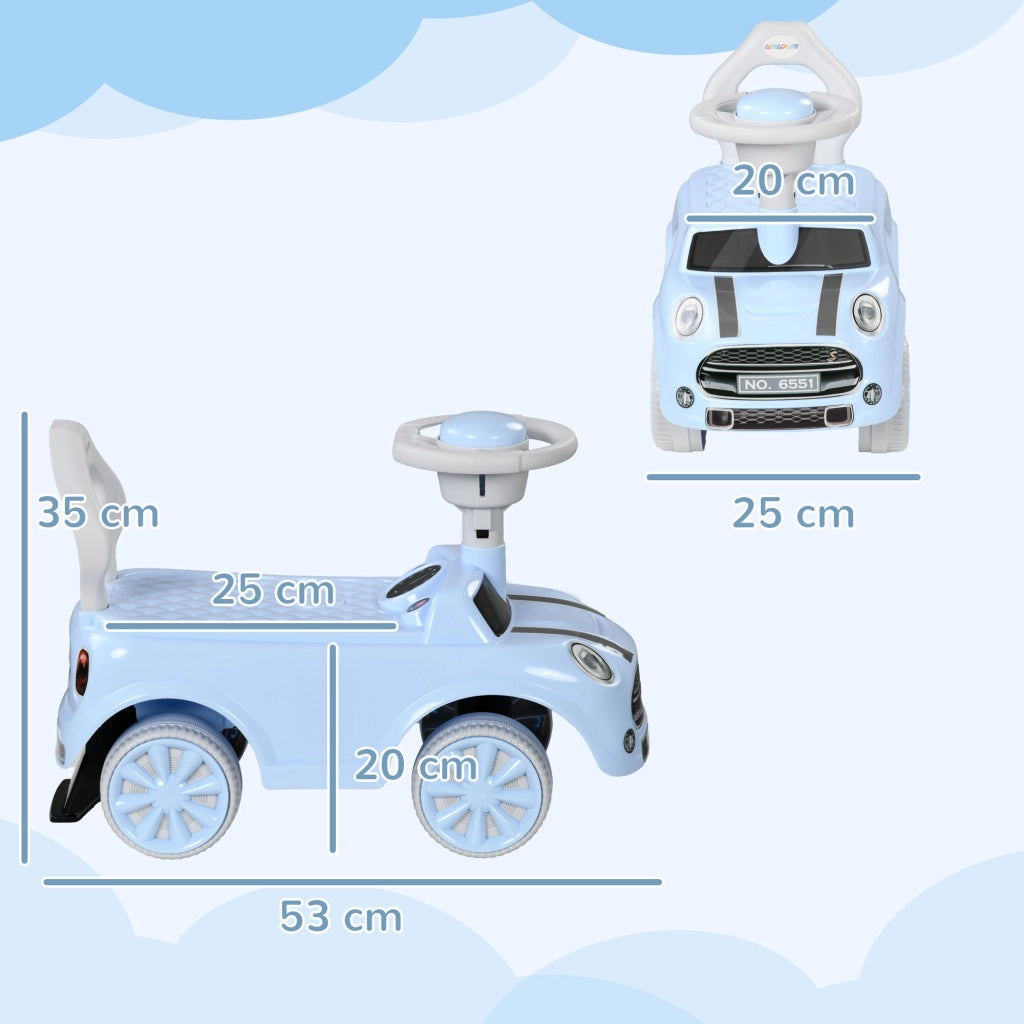 Giocattolo Correpasillos con Volante ¨C zephmum ¨C 53x25x35 cm Azzurro