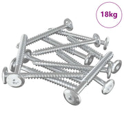 Viti in Legno 1350 pz Argento Acciaio CFW6759214