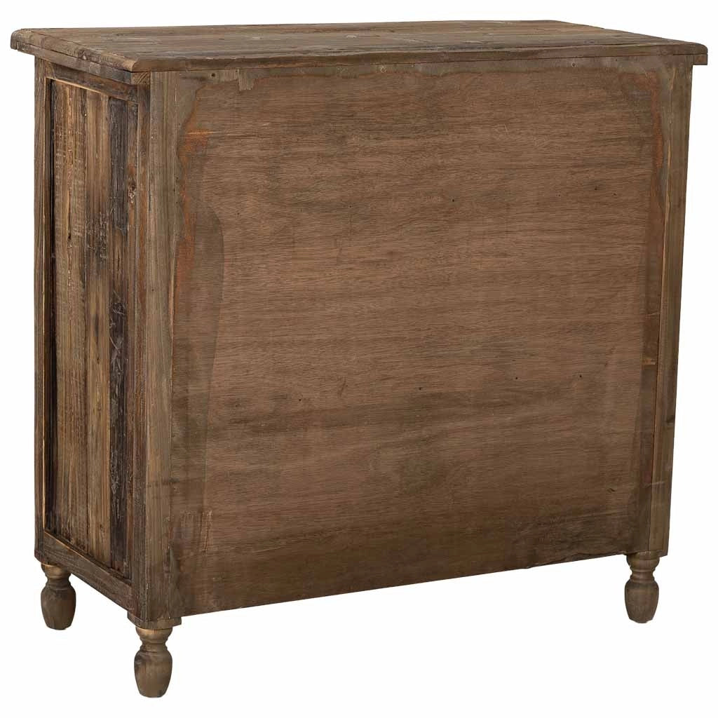 Credenza in legno con 2 ante e 2 cassetti 90x40x85h cm