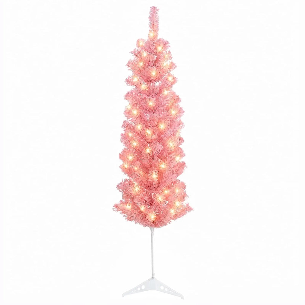 Albero di Natale Artificiale Sottile 150 cm 150 LED 3461076